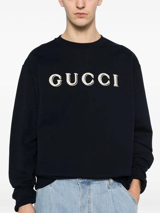 Cotton jersey sweatshirt with embroidery 854224 XJHNA4794 GUCCI 