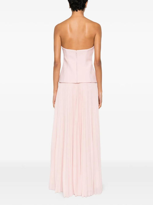 Britt Maxi Dress OS44017 PALE PINK SOLACE LONDON 