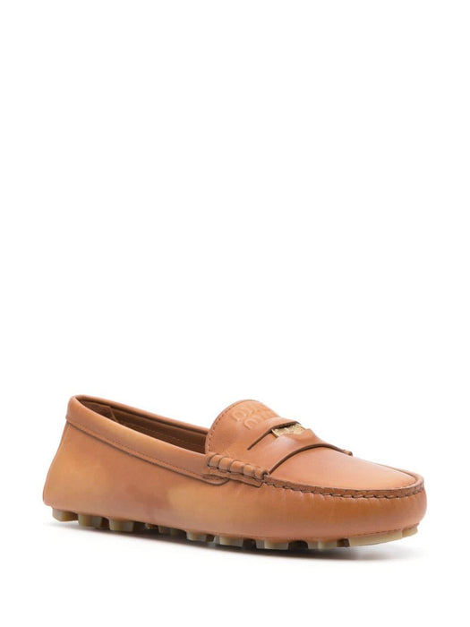 coin-detail leather loafers 5DD022 F 005 3F33F0018 MIU MIU 