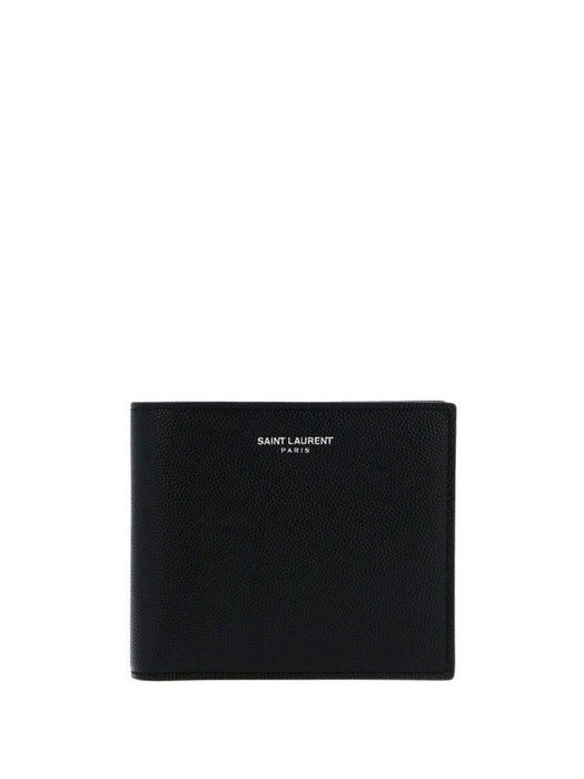 Paris logo-print leather wallet 396303 BTY0N1000 SAINT LAURENT 