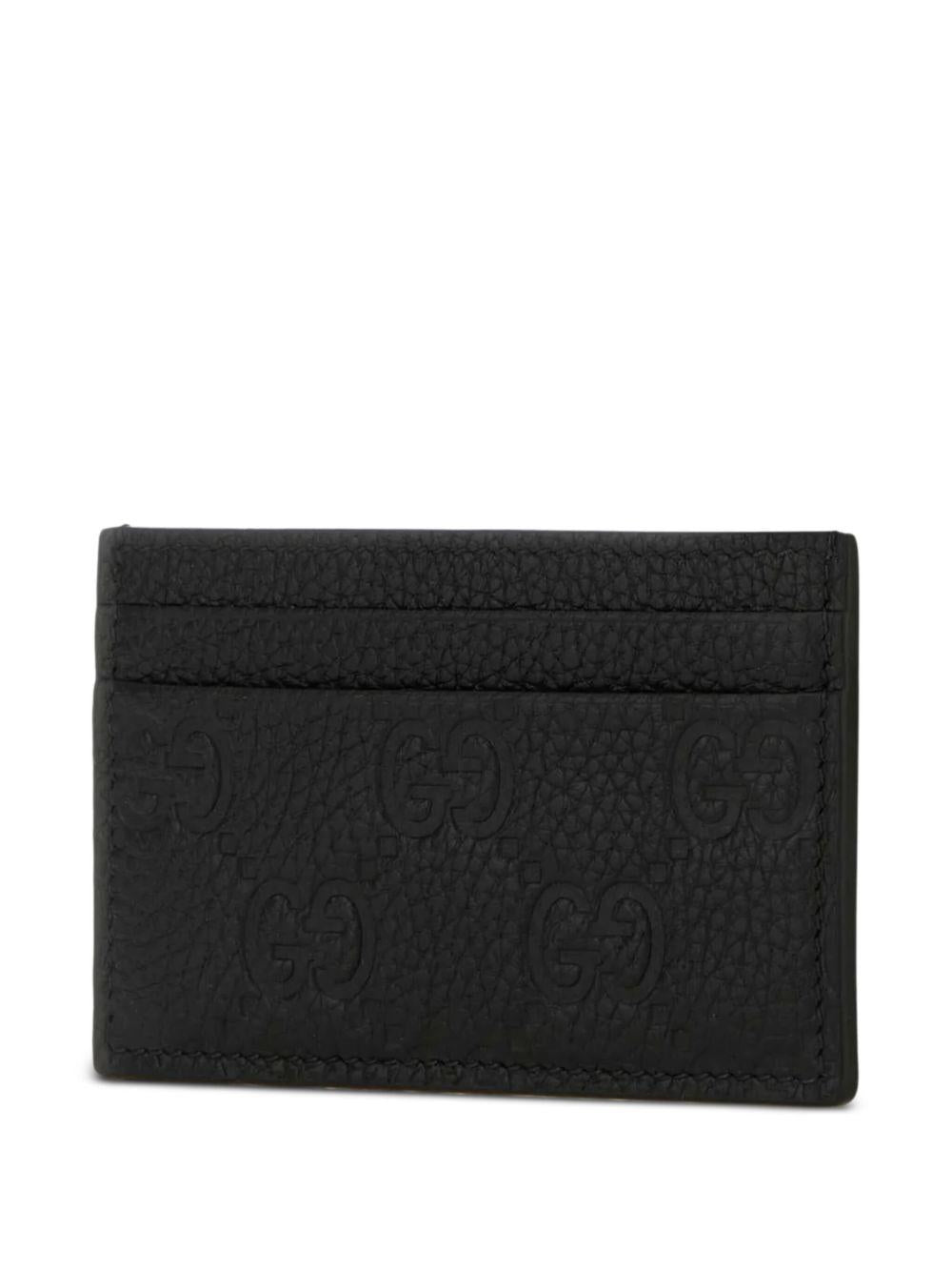 GG-debossed leather card holder 835151 AAE511000 GUCCI 