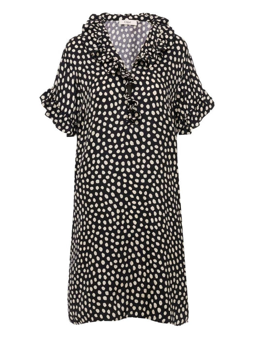 ruffled polka-dot dress 26SRO50300 915 CHLOÉ 