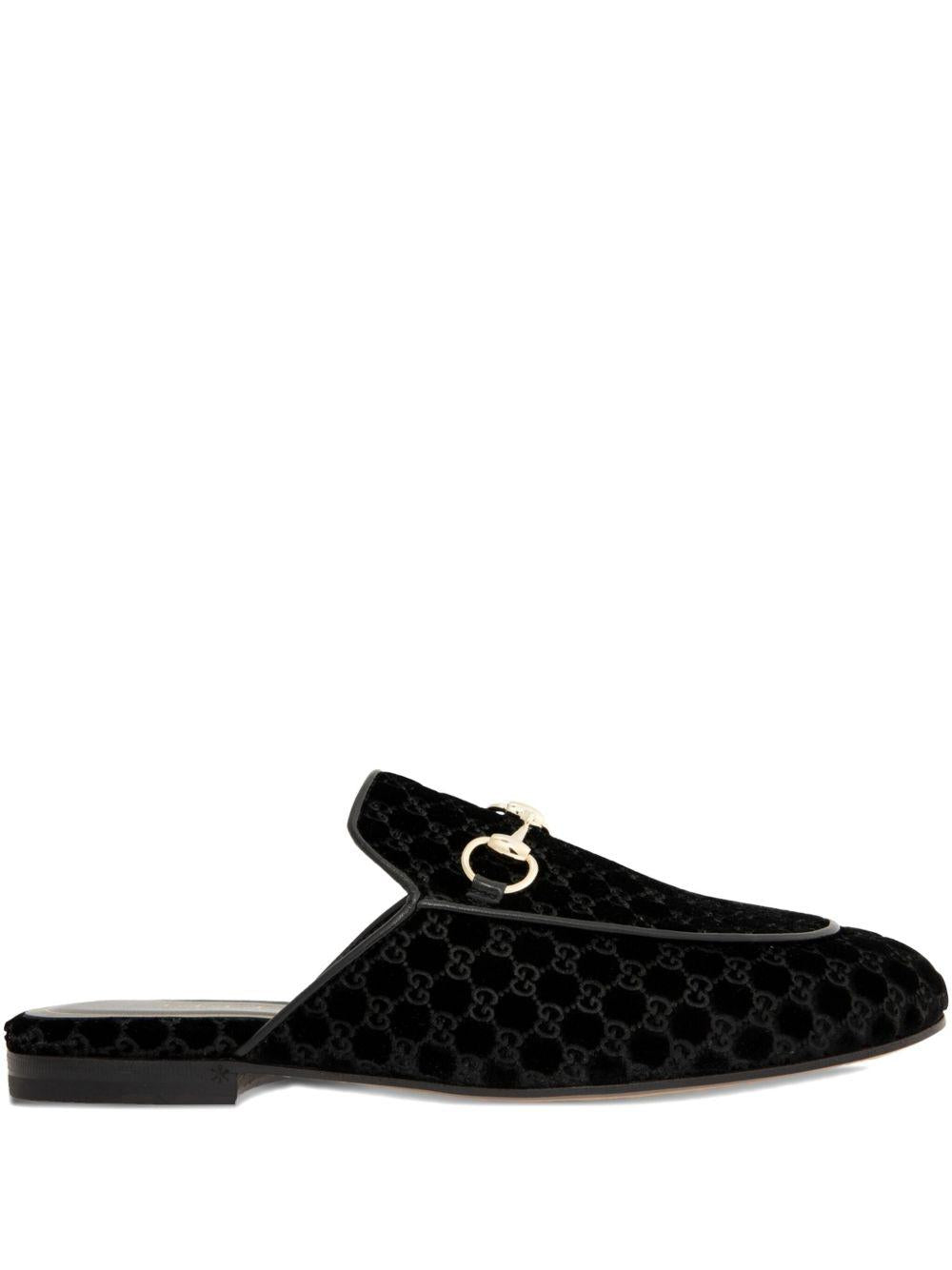 horsebit velvet mules 802163 FAEUF1000 GUCCI 