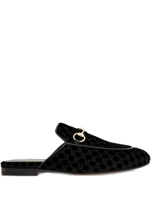 horsebit velvet mules 802163 FAEUF1000 GUCCI 