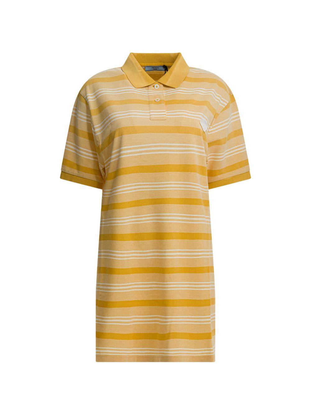 short-sleeve striped mini dress 33616 S OOO 188QF0F06 PRADA 