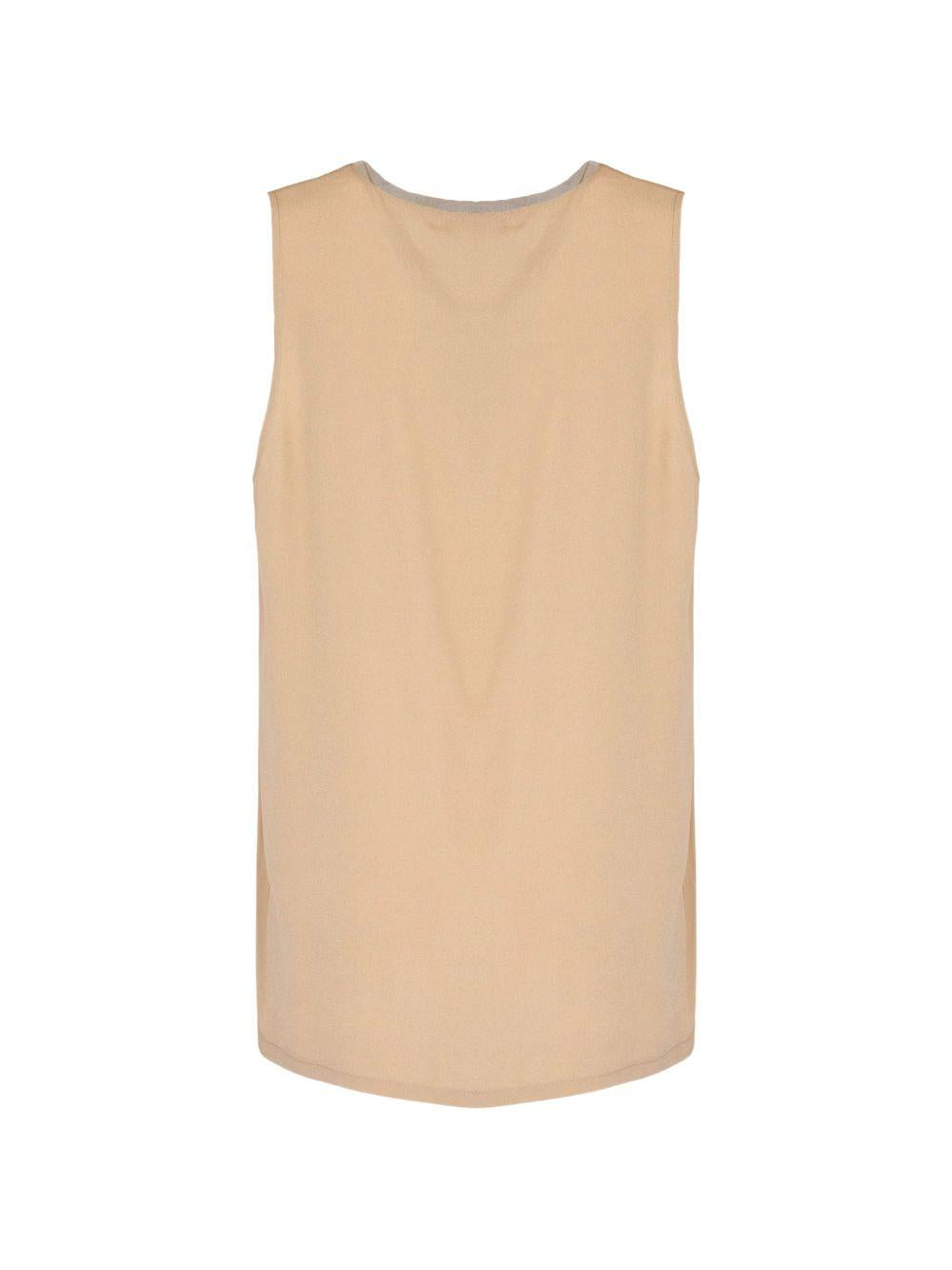 V-neck tulle top TPD266F295L775 0157 FABIANA FILIPPI 