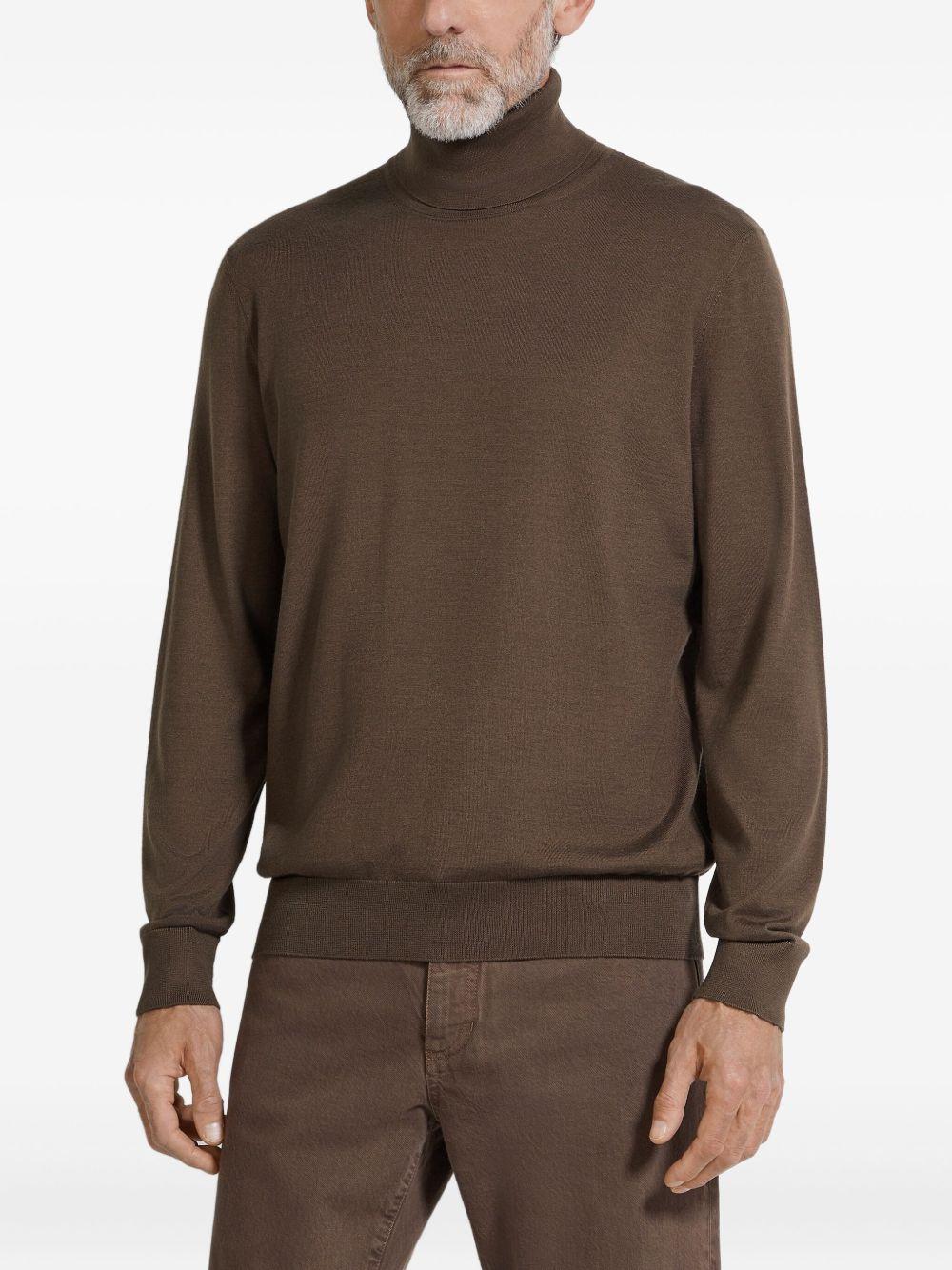 turtleneck cashmere-blend sweater UGJ00A2 120M96 ZEGNA 