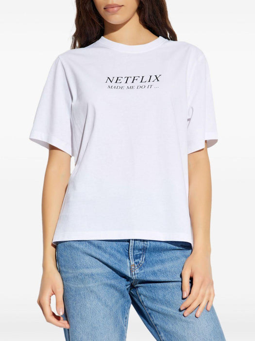 slogan-print T-shirt 1325JTS006477A 9461 VICTORIA BECKHAM 