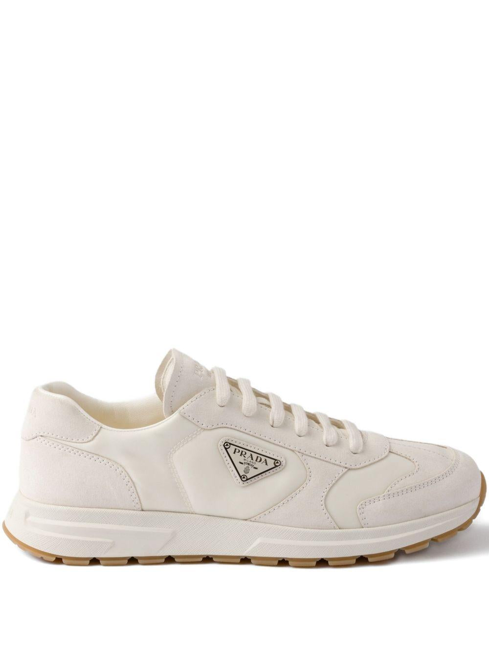 Prax triangle-logo sneakers<BR/><BR/> 2EE455 F G000 D7RF0304 PRADA 