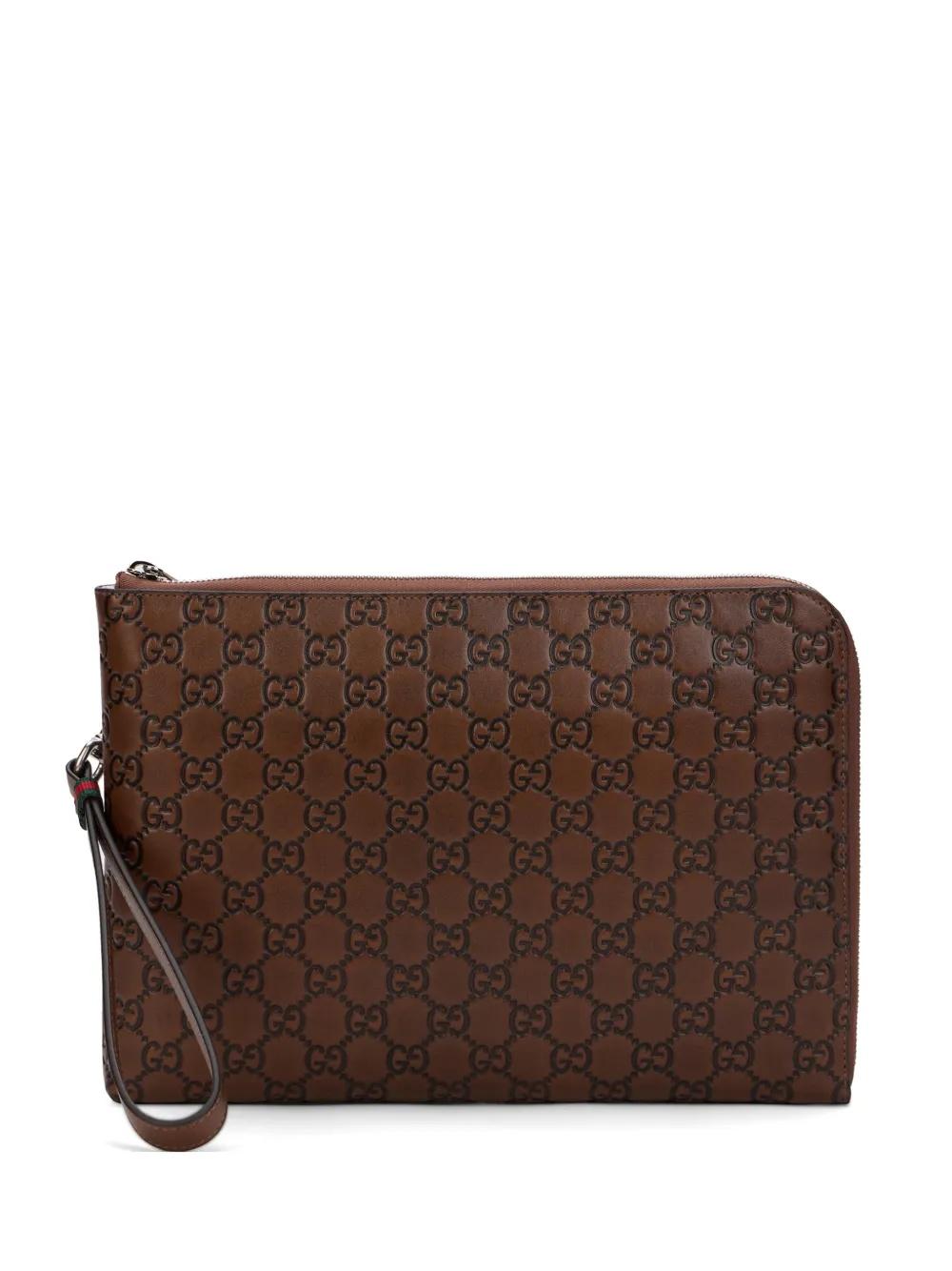 GG Emblem medium clutch 850223 AAFXB2741 GUCCI 