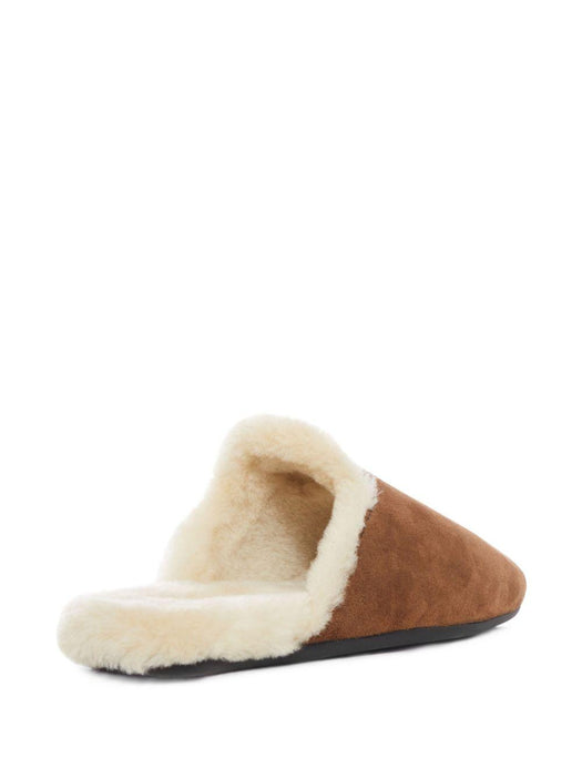suede-leather shearling mules<BR/><BR/> 1S008O F ZF05 103F0324 PRADA 