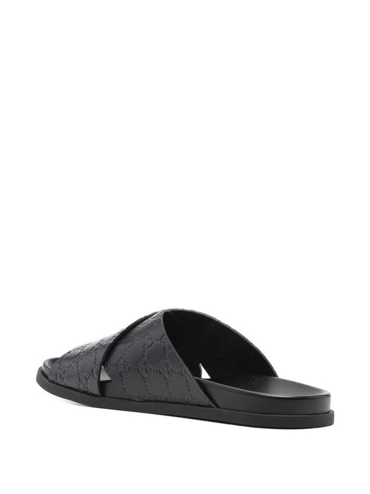 Interlocking-G criss-cross flat sandals 834940 AADMJ1000 GUCCI 