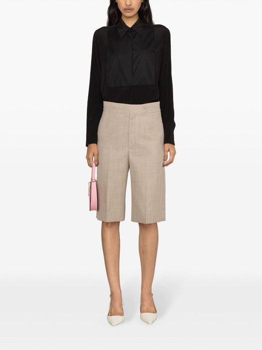 panel-detail silk shirt 1124WSH005239A 1 VICTORIA BECKHAM 