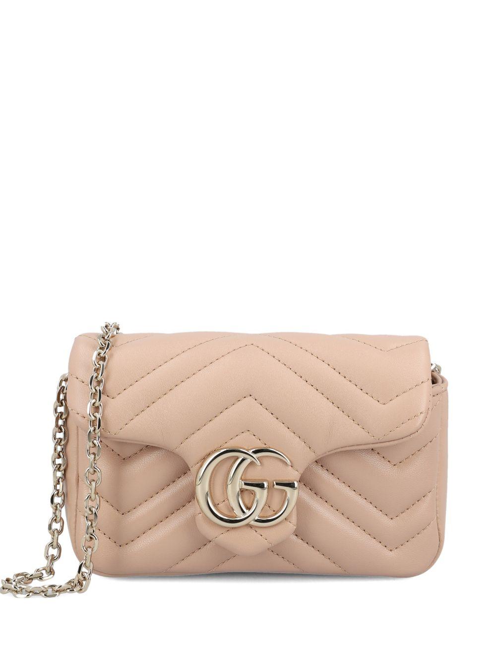 Chevron logo calfskin shoulder bag 841290 AAFAX5753 GUCCI 
