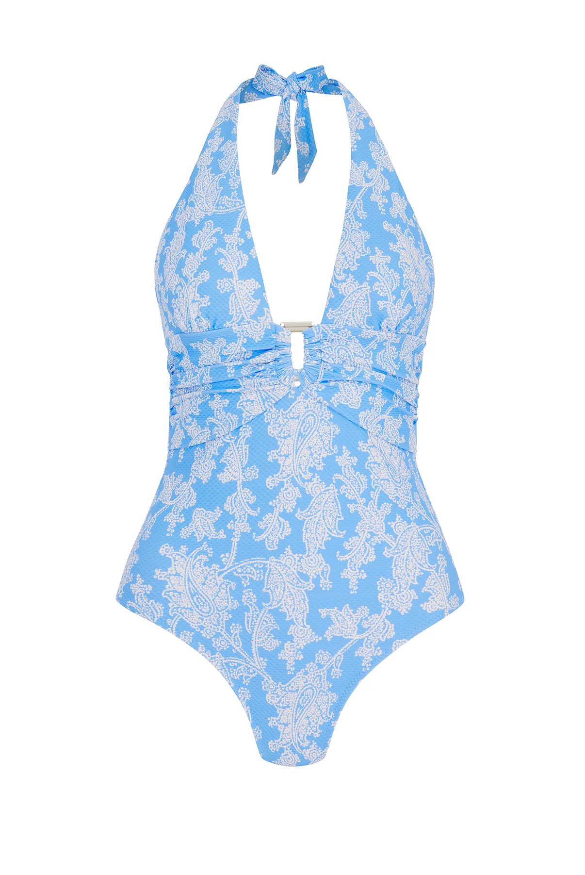 Playa Paraiso Rectangle Halterneck Swimsuit 25SSPP11 PRT-PRT HEIDI KLEIN 