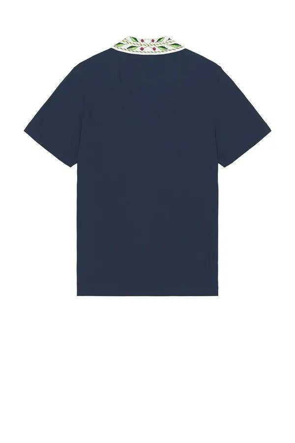 Classic Laurel Pique Polo MPF25-JTP-243-02 NAVY CASABLANCA 