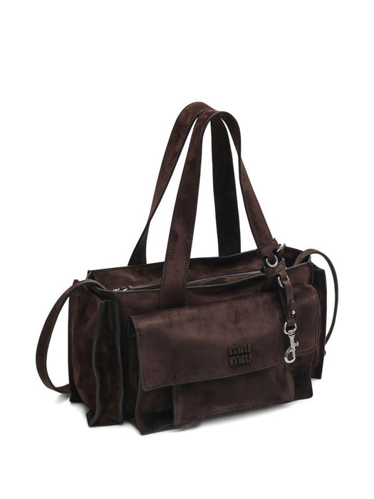 Utilitaire suede shopping bag 5BG335 V POO 2CSSF0003 MIU MIU 