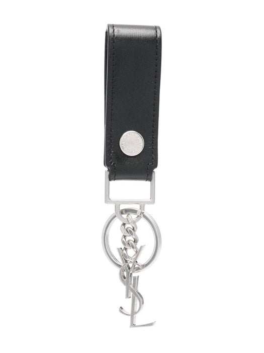 monogram leather keyring 518323 0SX0E1000 SAINT LAURENT 