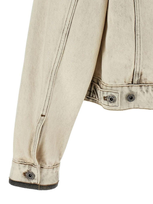 button cotton jacket GWB273 S OOO 183TF0009 MIU MIU 