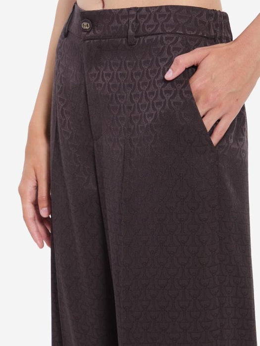 Horsebit silk jacquard pants 852748 ZAUDP2206 GUCCI 