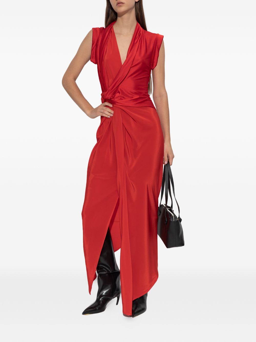 knot detail maxi dress 1126WDR006893A 9631 VICTORIA BECKHAM 