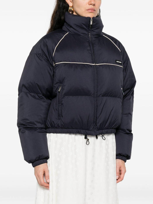 panelled cropped puffer jacket ML1309 S OOO 158AF0008 MIU MIU 