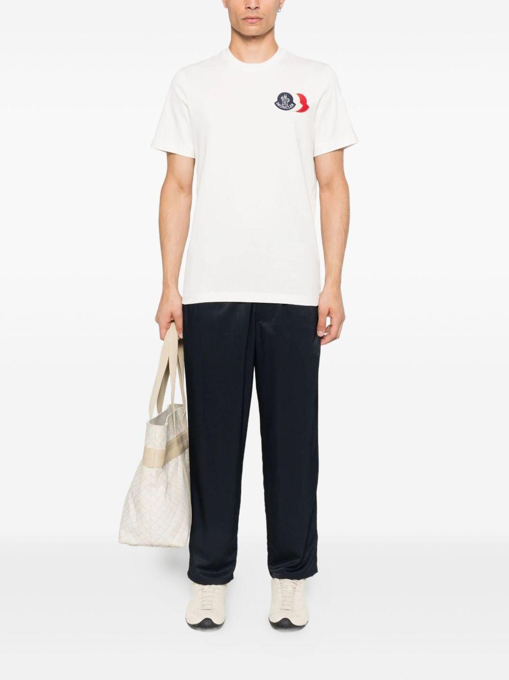 logo-patch T-shirt K20918C00056 89AUG034 MONCLER 