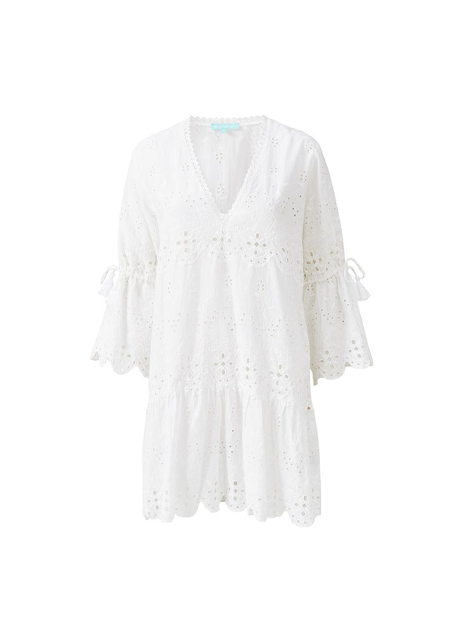 May White Dress MAY SS WHT MELISSA ODABASH 