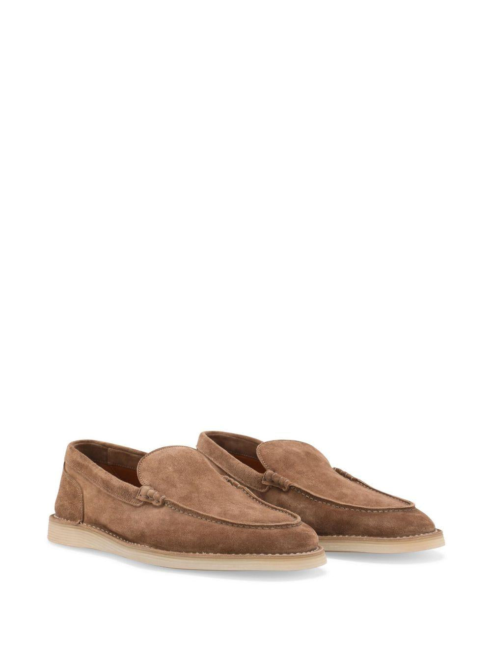 DG-plaque suede loafers A50593 AS70780024 DOLCE & GABBANA 