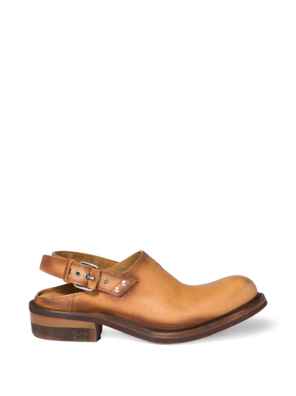 Women's Open-Heel Shoes 5R667E F A045 5ODF0054 MIU MIU 