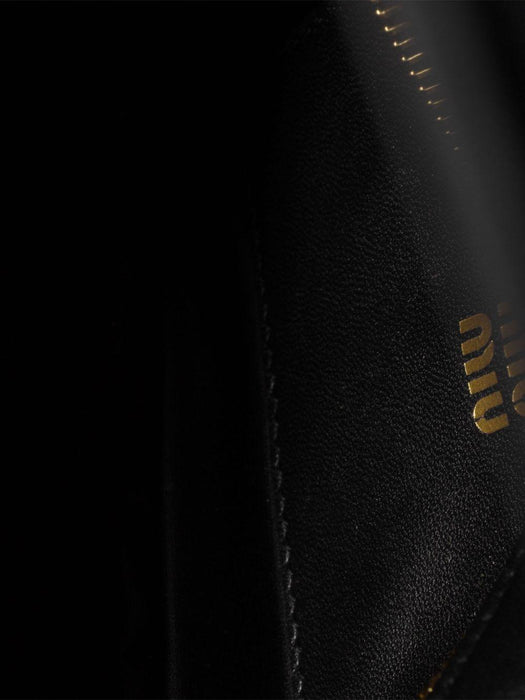 matelassé leather mini bag<BR/><BR/> 5NE024 AFPPF0002 MIU MIU 