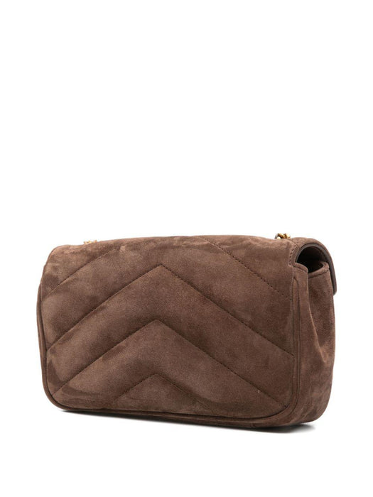 mini Loulou logo-patch cross body bag 821749 1U8272358 SAINT LAURENT 