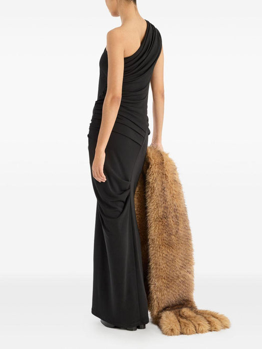 draped one-shoulder maxi dress<BR/><BR/><BR/><BR/><BR/> 114719100 100 ROTATE 