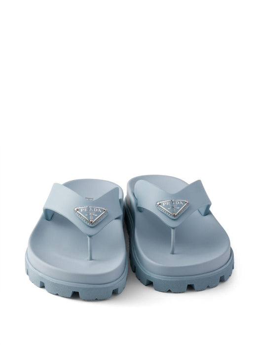triangle flat sandals 1Y420N F 020 3LKKF0012 PRADA 