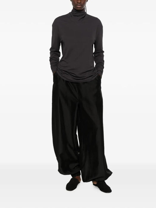 Tie-fastening T-shirt TS0049 LJ1025 BASALT GY006 LEMAIRE 