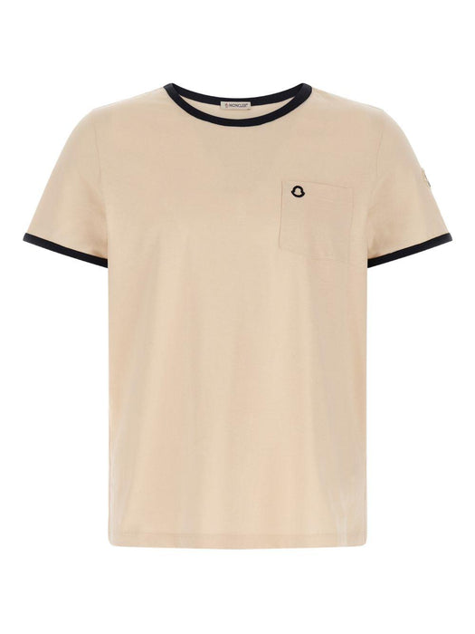 logo-embroidered cotton T-shirt L10938C00019 89AUOF07 MONCLER 