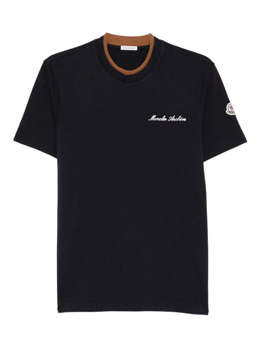 crew neck short-sleeve T-shirt L10918C00015 89AYY742 MONCLER 