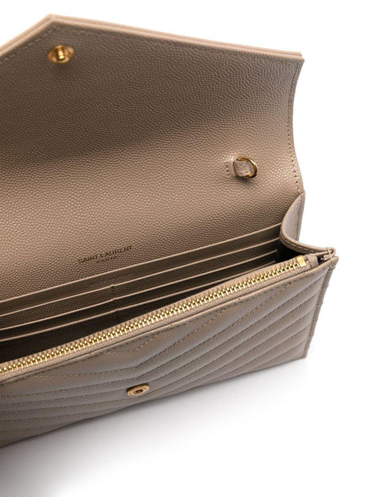 small Cassandre Envelope leather clutch bag 742920 BOW012721 SAINT LAURENT 