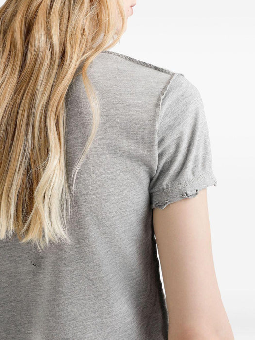 distressed slogan-print T-shirt F8V89T GDDGHS9000 DOLCE & GABBANA 