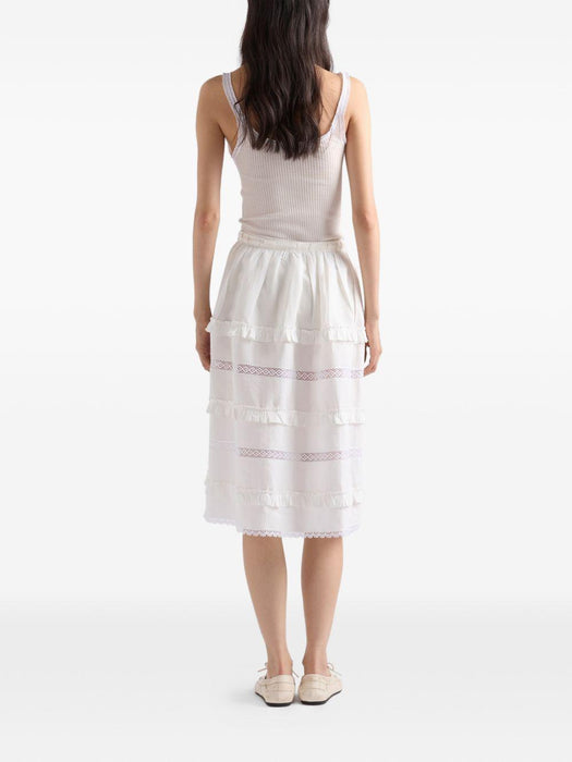 Embroidered linen skirt P181IR S OOO 192TF0009 PRADA 