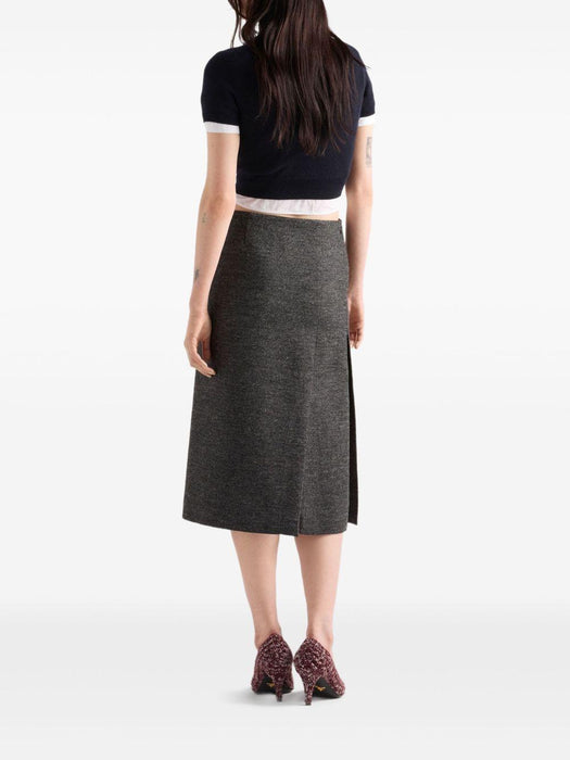 short-sleeve crew-neck sweater P24R2B S OOO 17KCF0008 PRADA 