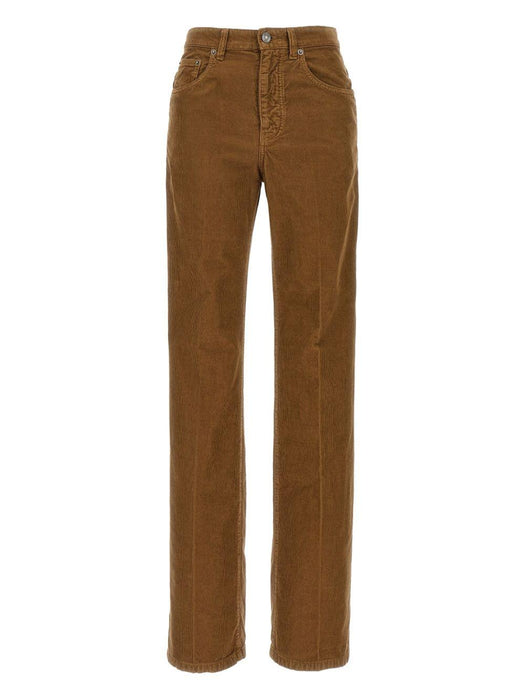 pleat-detail corduroy trousers 705103 Y29IA2423 SAINT LAURENT 