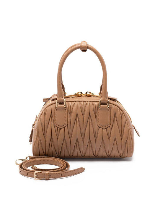 Matelassé leather tote bag 5BB191 V OLO AN88F098L MIU MIU 