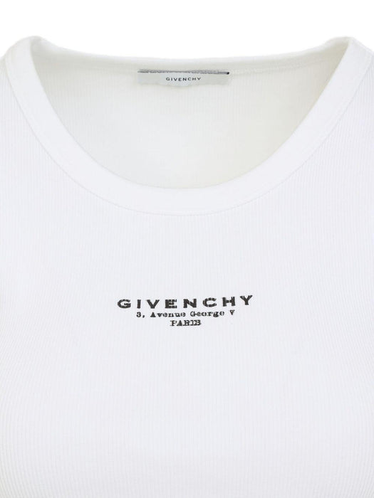 ribbed logo top BW70FPP75N 100 GIVENCHY 