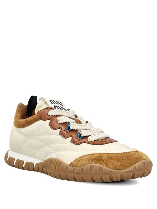 Tyre Sneakers in suede leather 5E417E F005 LYWF05KS MIU MIU 
