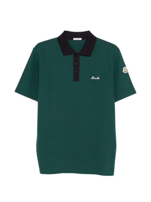 Logo-embroidered polo shirt L10918A00003 89A1686G MONCLER 