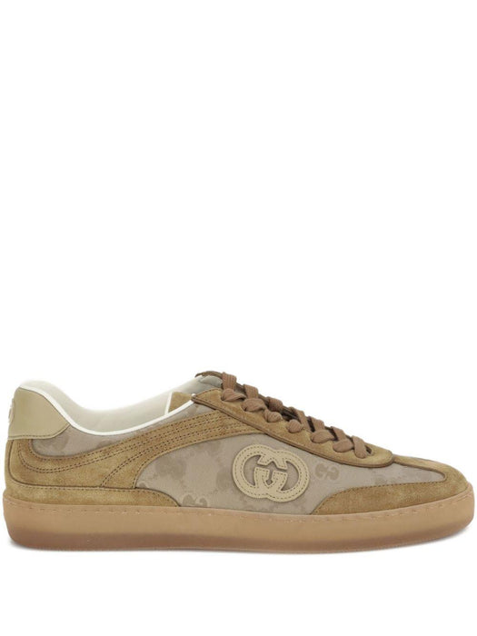 G74 logo-patch suede sneakers 813686 AAEX59547 GUCCI 