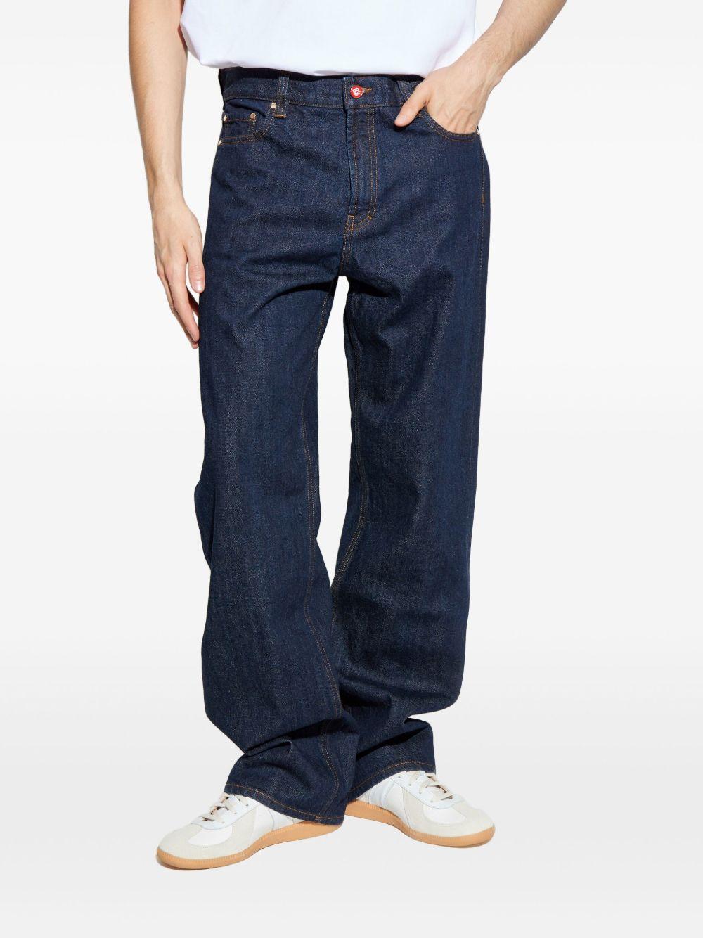 logo-patch jeans MPF25-TR-330-01 INDIGO CASABLANCA 