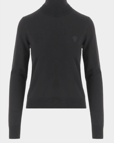 WOOL TURTLE NECK WITH EMBROIDERY 860442 XKFG71043 GUCCI 