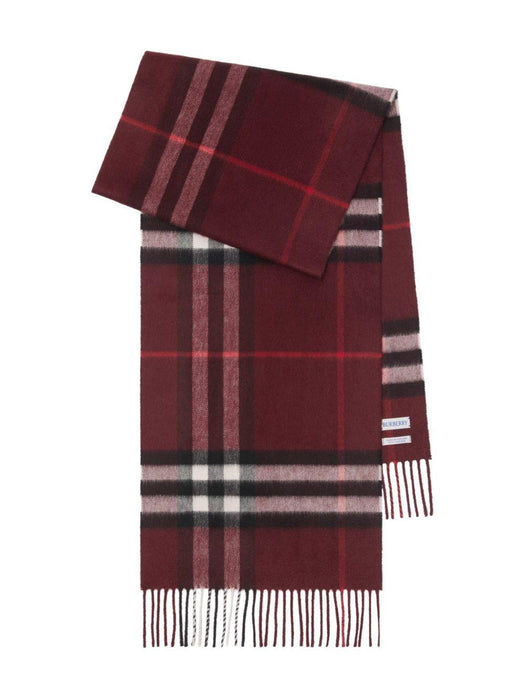checked cashmere scarf 8112639 A1308 BURBERRY 